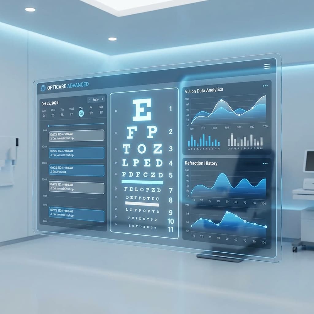 Eye Care Software Dashboard